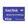 MEMORY STICK CARD 2GB PRO DUO SANDISK DSMEMOSTICK2GBSAN - 